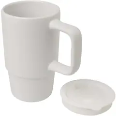 Bild på Carter 450 ml keramisk mugg med plastlock