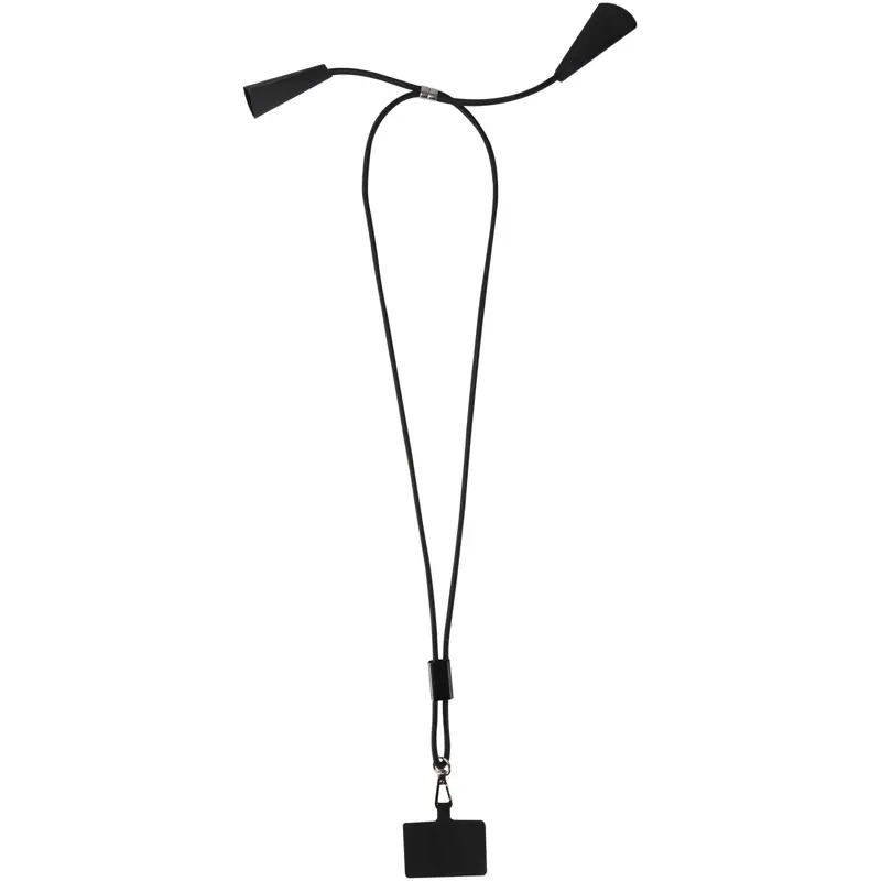 Bild på Funi nyckelband för smartphone av återvunnen plast med inbyggd datasynkroniseringskabel och 100 W snabbladdande 5-i-1-kabel