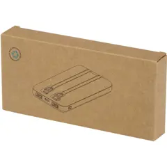 Bild på Adhil 10 000 mAh 10 W powerbank av återvunnen plast med två inbyggda kablar