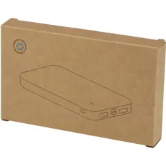 Bild på Intan 10 000 mAh 10 W powerbank av återvunnen plast