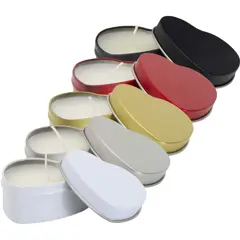 Bild på Blissful hjärformad ljusburk med vaniljarom