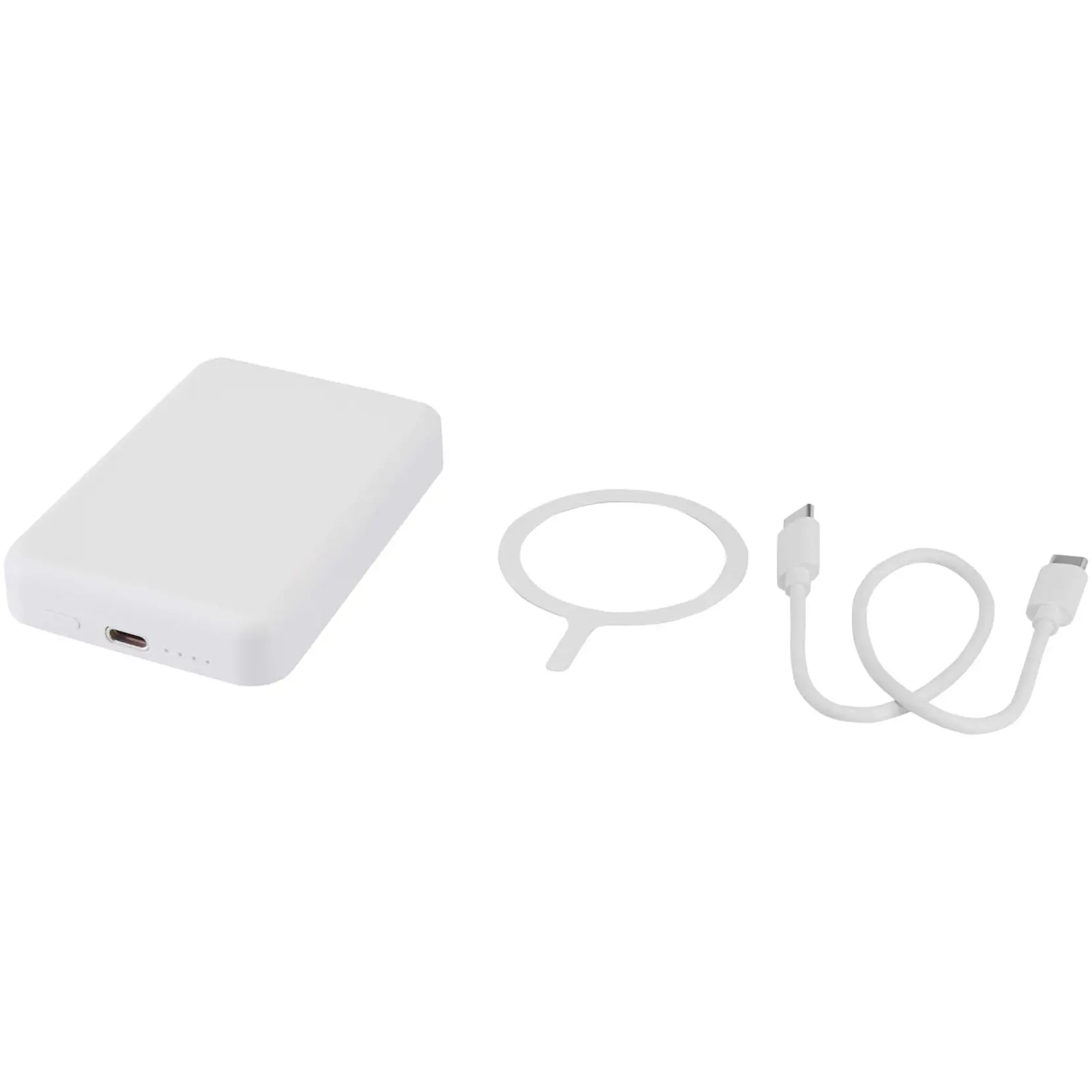 Bild på Acrab 5 000 mAh 15 W magnetisk trådlös powerbank med 20 W PD – tillverkad av återvunnen plast