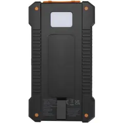 Bild på Altair 5 000 mAh 10 W robust solcellsbank av återvunnen plast med inbyggd ficklampa