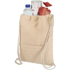 Bild på Bear ryggsäck med dragsko av GRS-certifierat återvunnet sherpa-material, 9 l