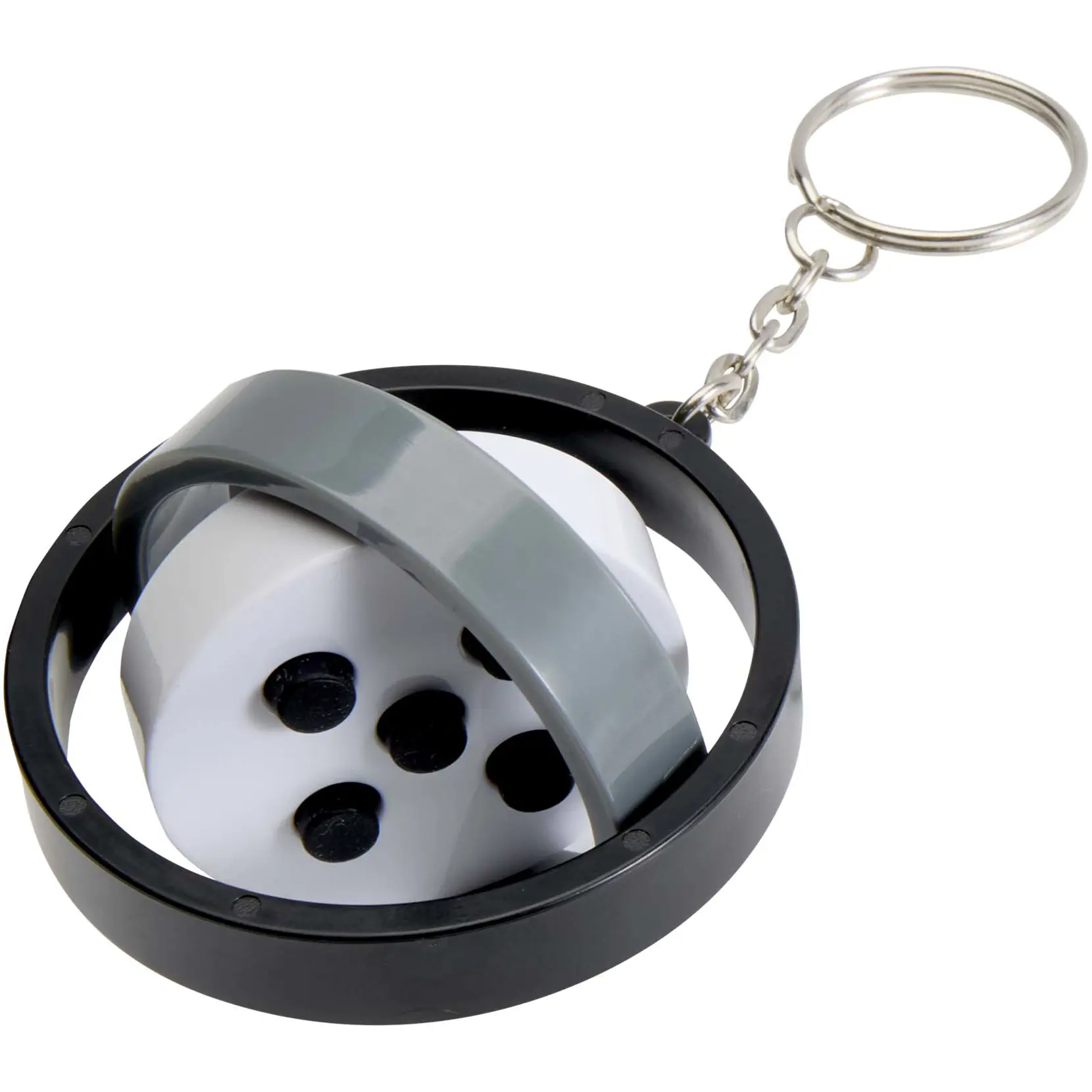 Bild på Spinx nyckelring med gyroskopisk fidget av återvunnen plast