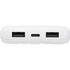 Bild på Adhil 10 000 mAh 10 W powerbank av återvunnen plast med två inbyggda kablar