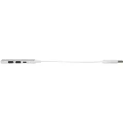 Bild på Alkaid 4-portars USB-A- och Typ-C-hubb med dubbla ingångar av återvunnen aluminium