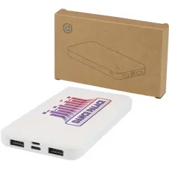 Bild på Intan 10 000 mAh 10 W powerbank av återvunnen plast