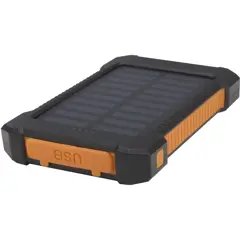 Bild på Altair 5 000 mAh 10 W robust solcellsbank av återvunnen plast med inbyggd ficklampa