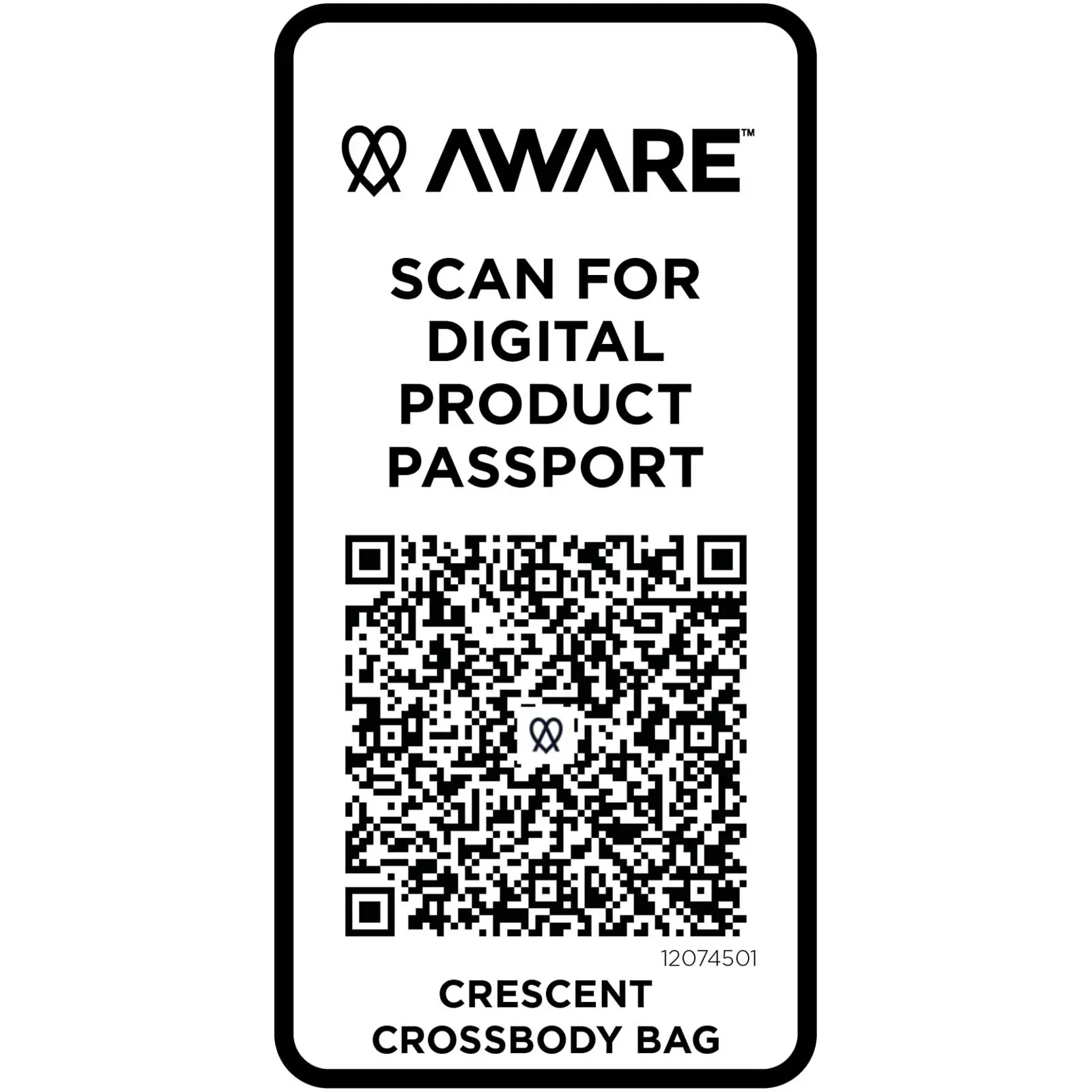 Bild på Crescent 500 g/m² axelremsväska av Aware™-återvunnet material 