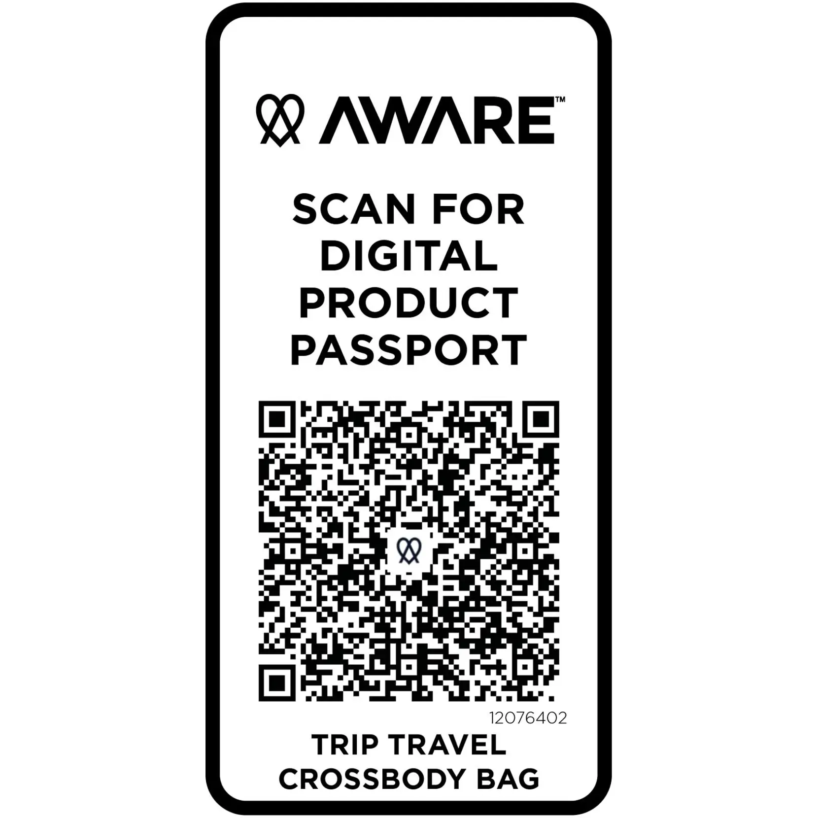 Bild på Trip Aware™ axelremsväska för resor av återvunnet material på 1 l