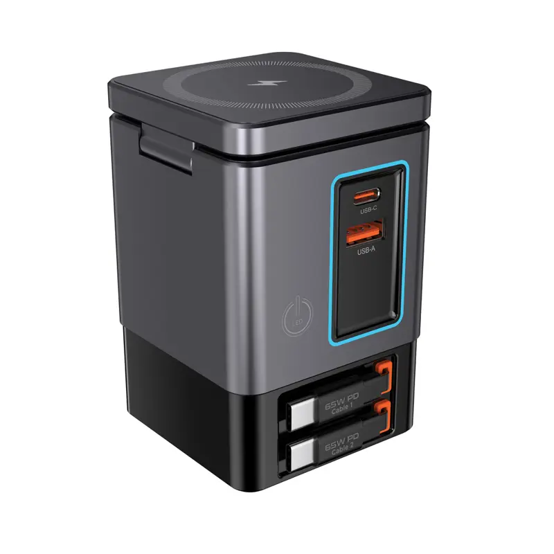 Urban Vitamin Sacramento 105WGAN laddare med utdragbara kabl