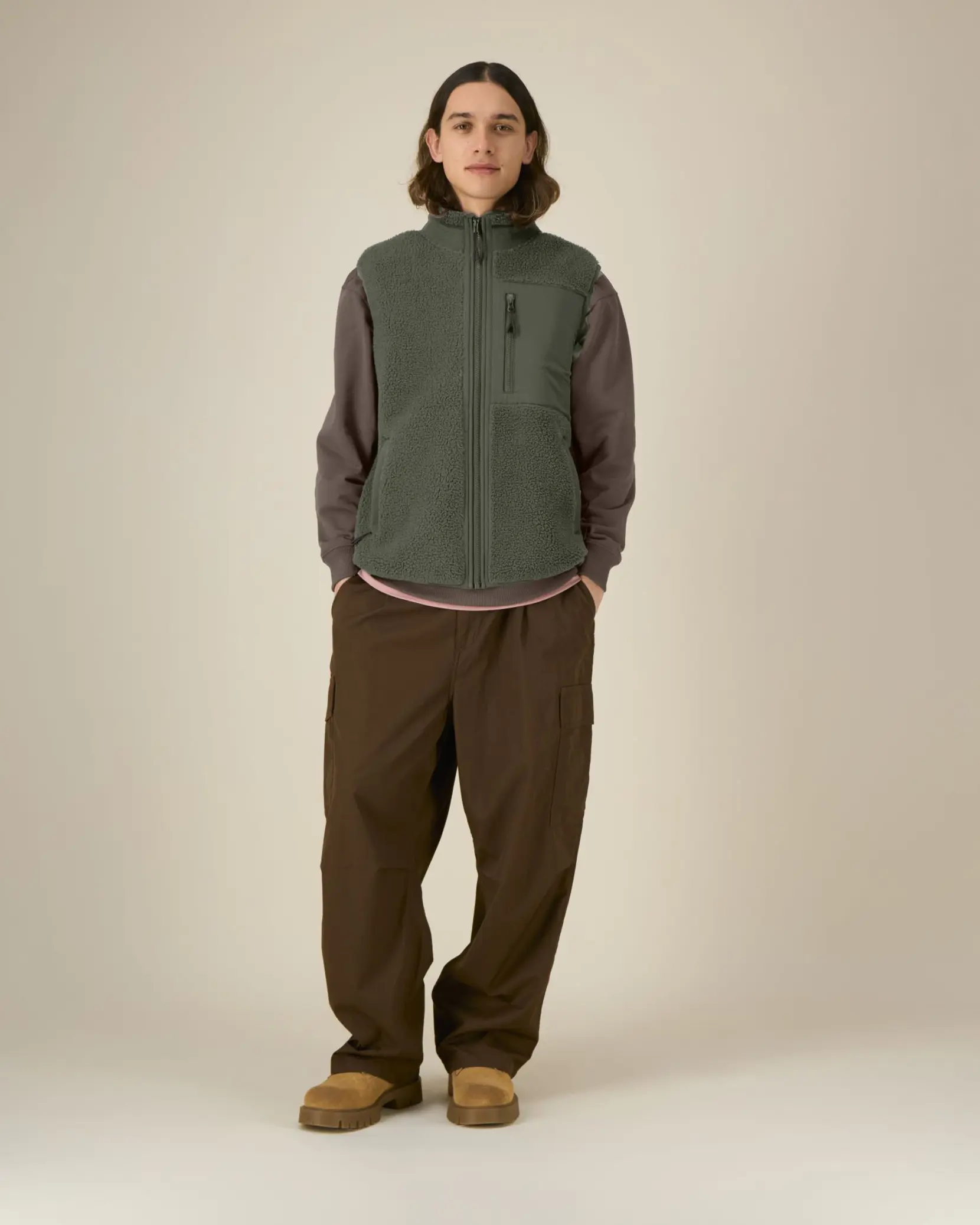 Bild på Liner The unisex sleeveless sherpa jacket