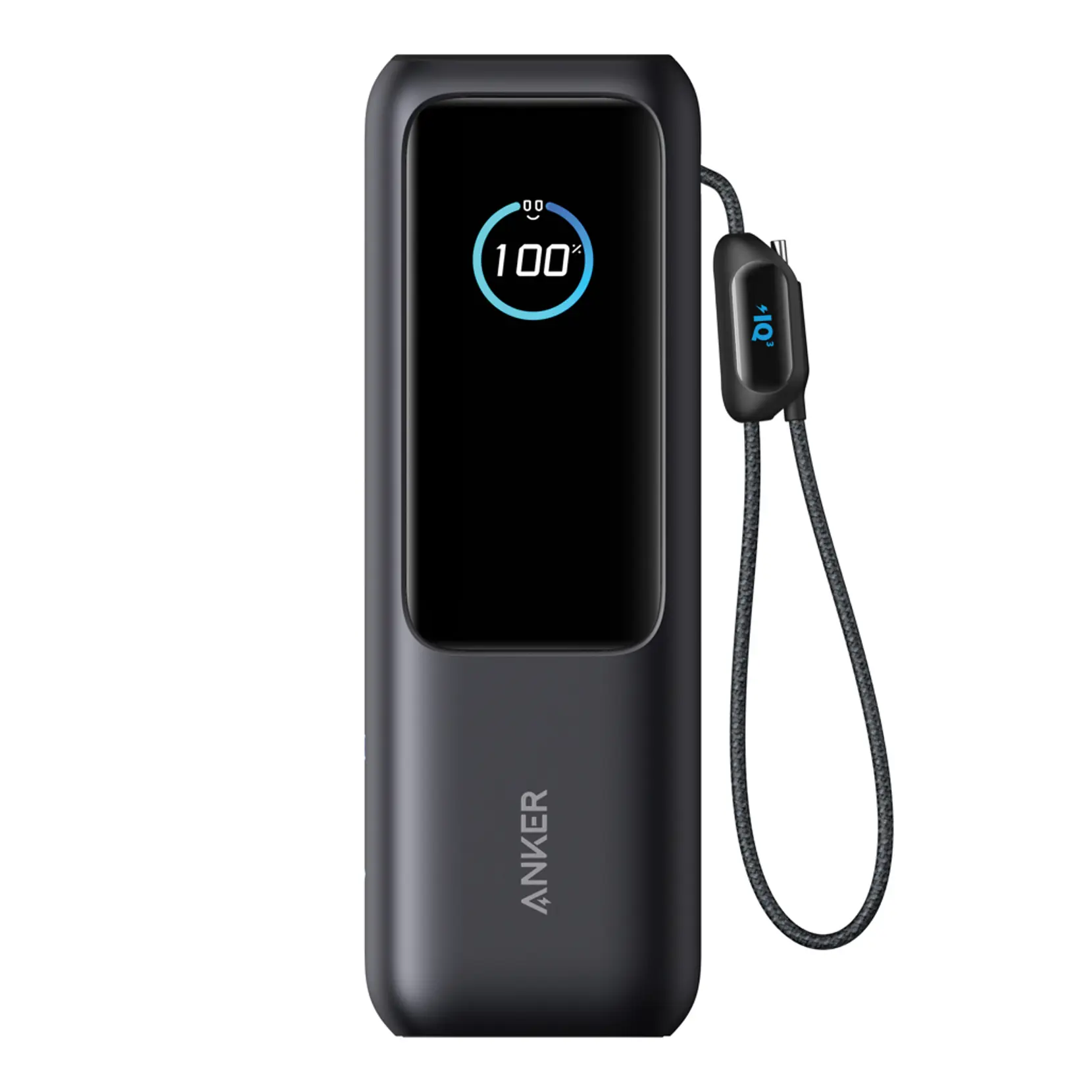 Bild på Anker Powerbank 25.000 mAh 165W med inbyggd utdragbar kabel