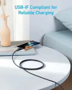 Bild på Anker USB-C till USB-C kabel 1.8 meter 60W