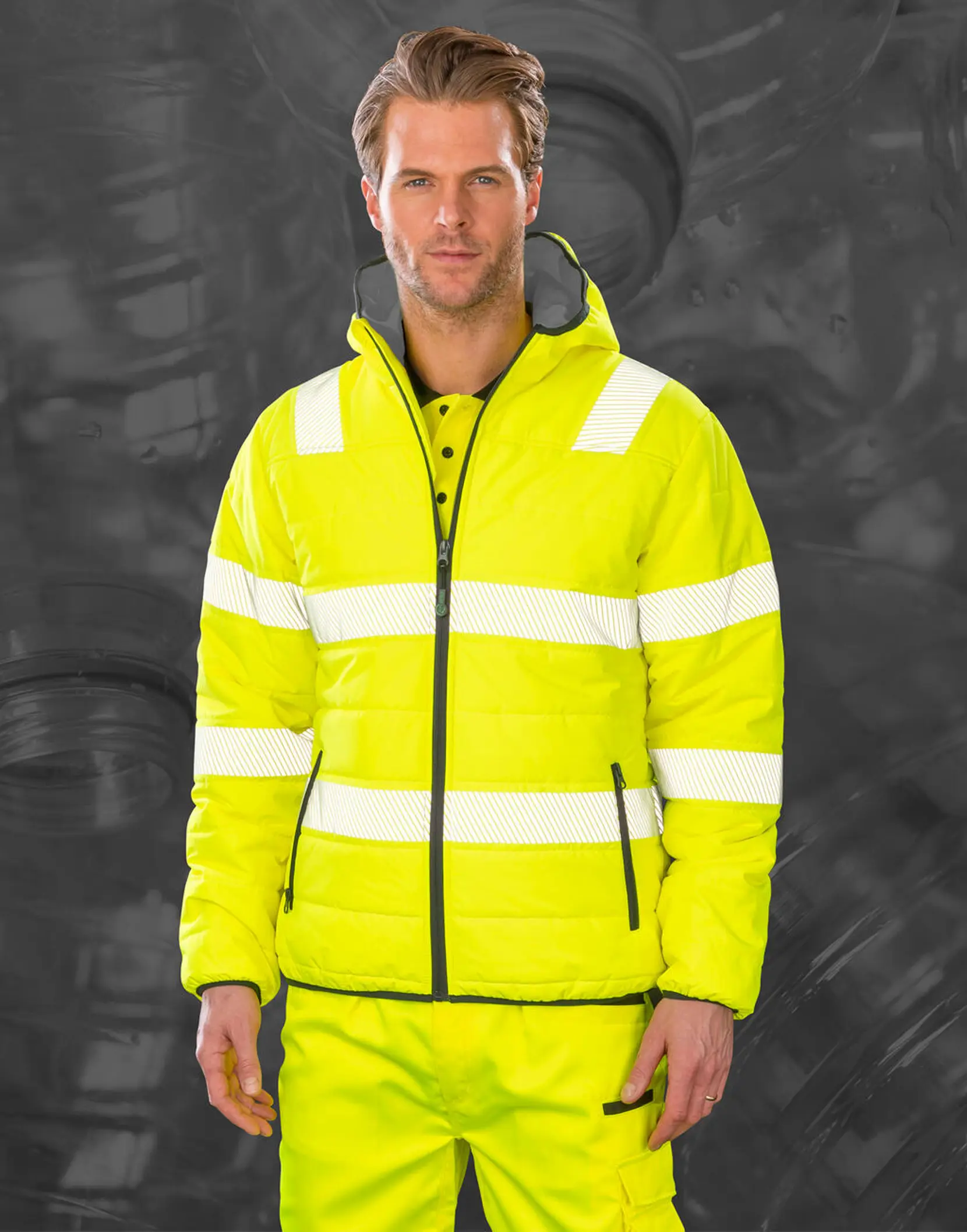 Bild på Recycled Ripstop Padded Safety Jacket