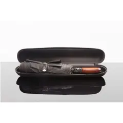 Bild på SCX.design R03 hopfällbart paraply med trähandtag med automatisk öppning/stängning 