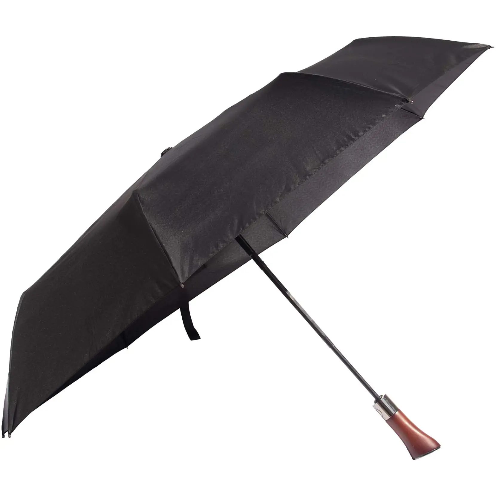 Bild på SCX.design R03 hopfällbart paraply med trähandtag med automatisk öppning/stängning 