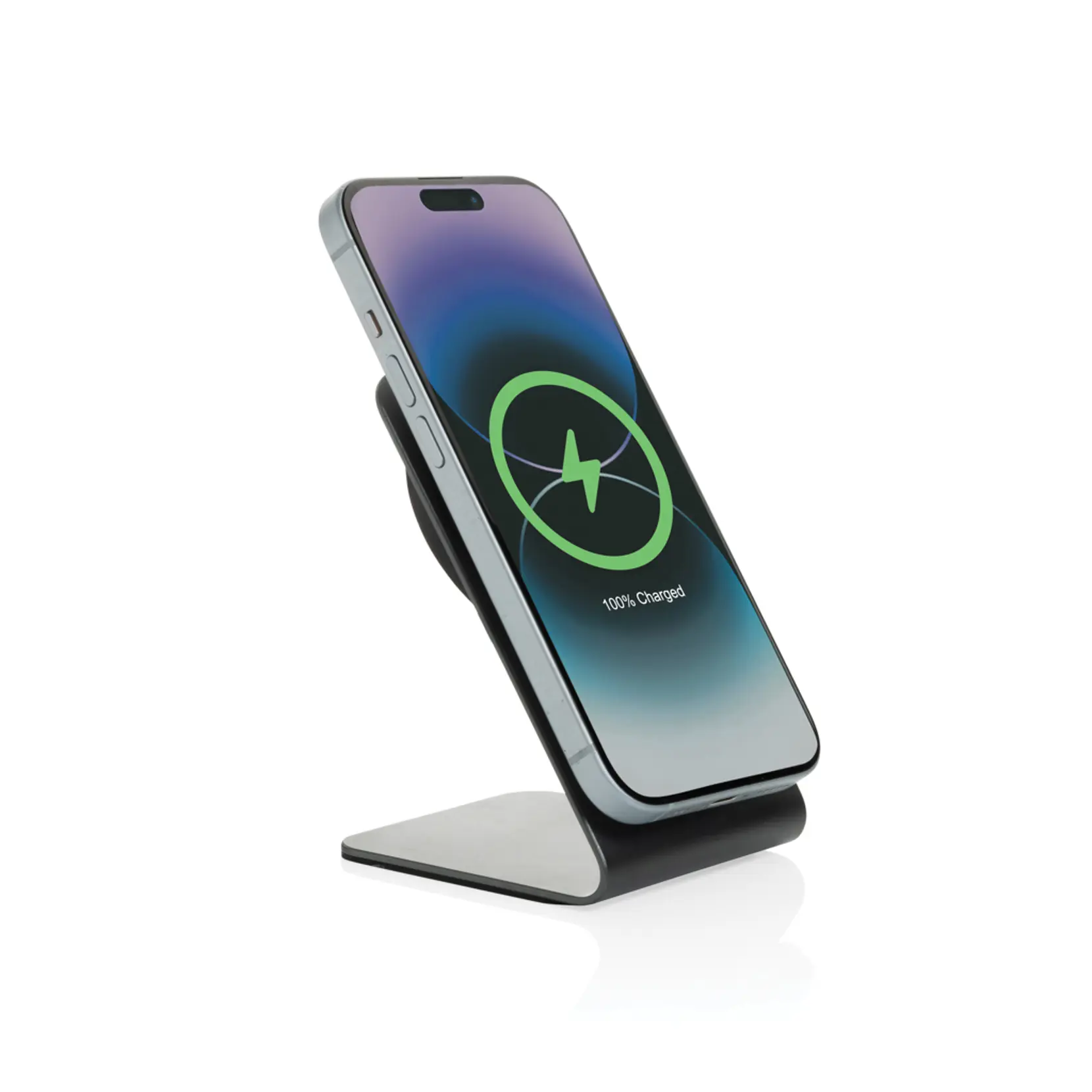 Bild på Terra aluminium 15W magnetisk trådlös telefonställ för mobil