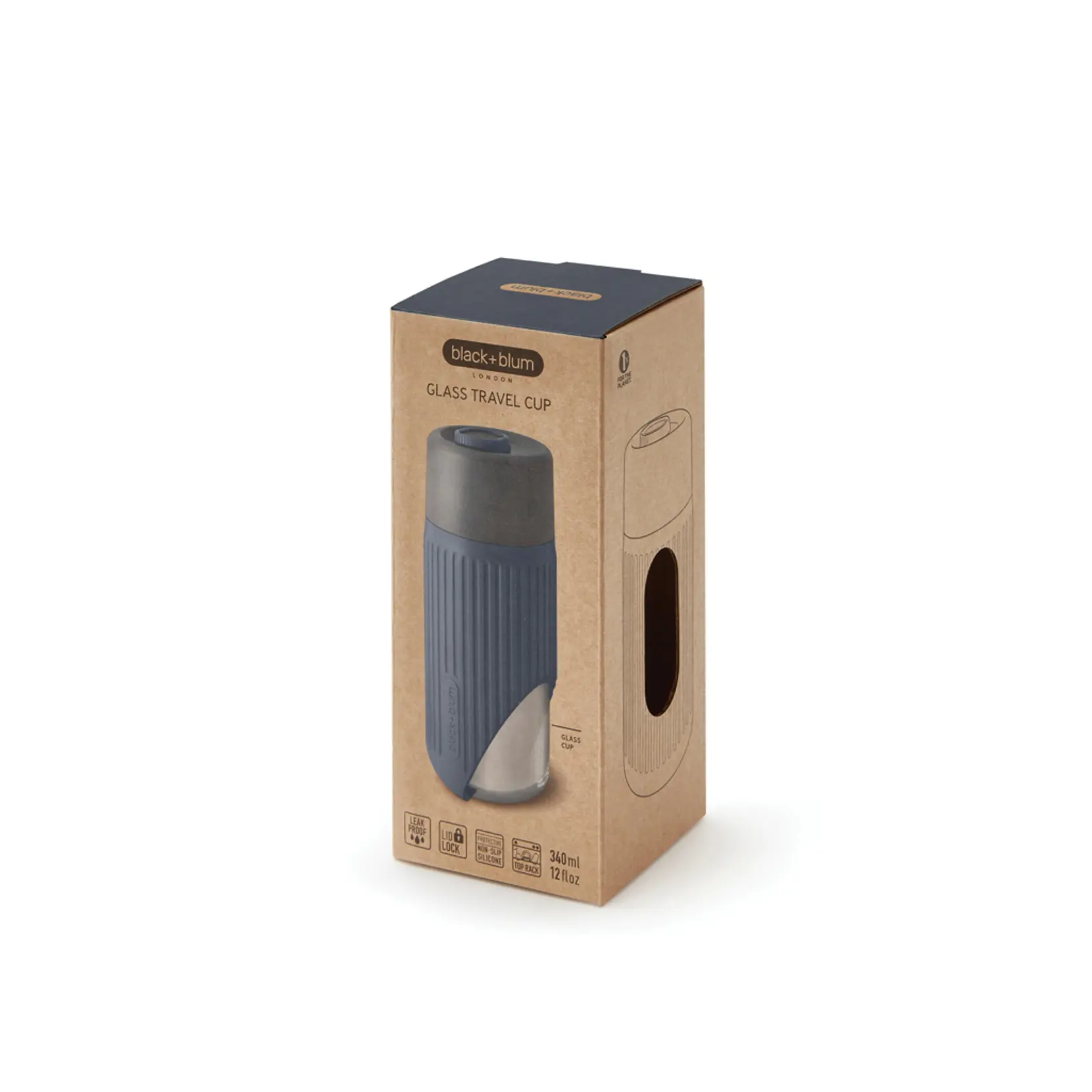 Bild på Black+Blum Resemugg i Glas 340ML