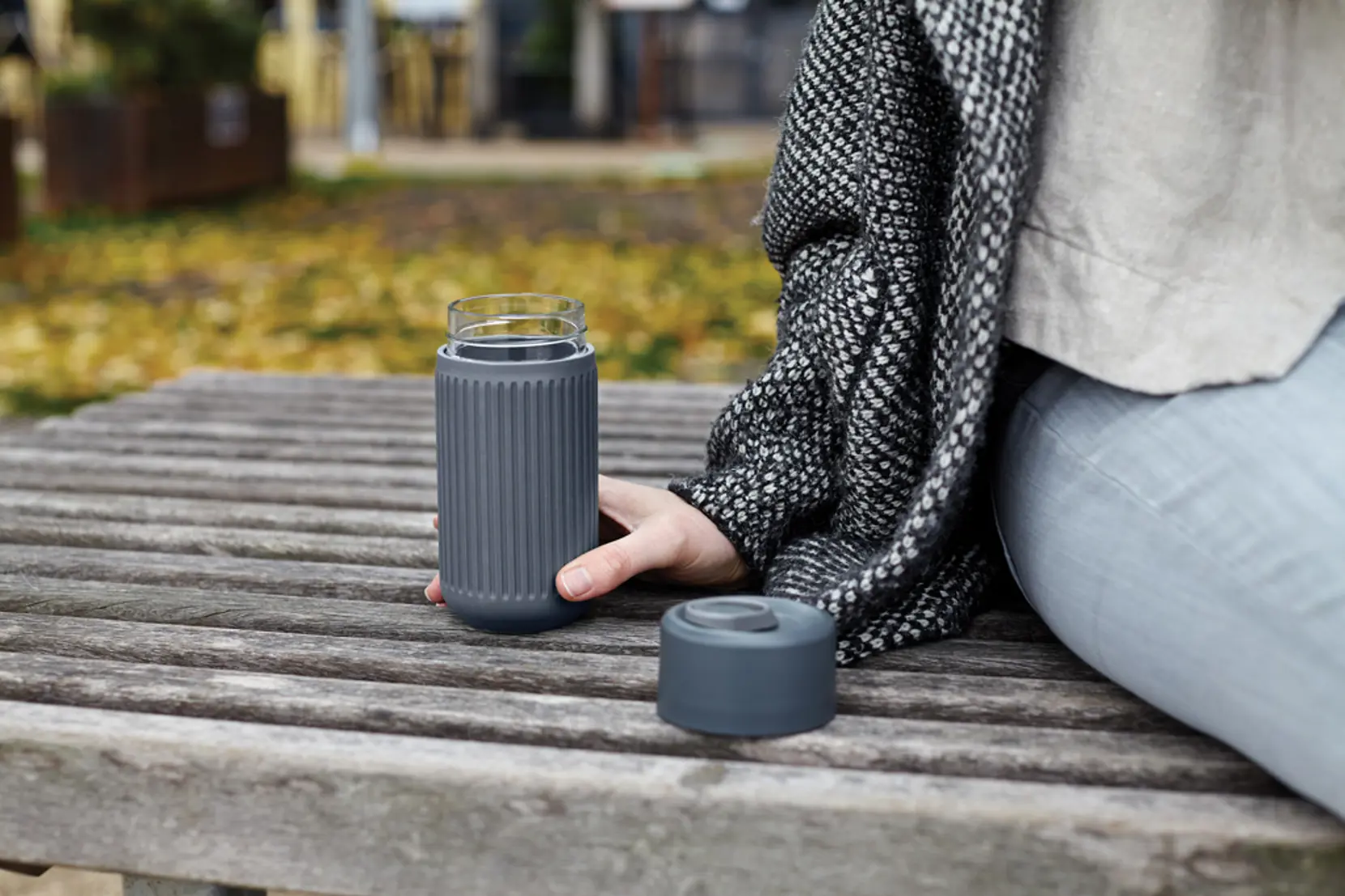Bild på Black+Blum Resemugg i Glas 340ML