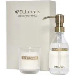 Bild på Wellmark Discovery 250 ml dispenser för handtvål och 150 g doftljus