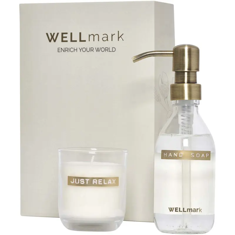 Bild på Wellmark Discovery 250 ml dispenser för handtvål och 150 g doftljus