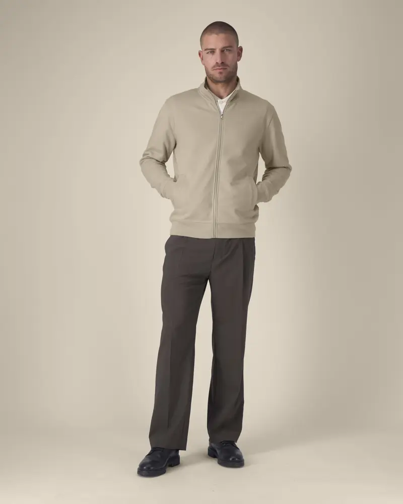 Trailer 2.0 The unisex high neck zip-through sweatshirt