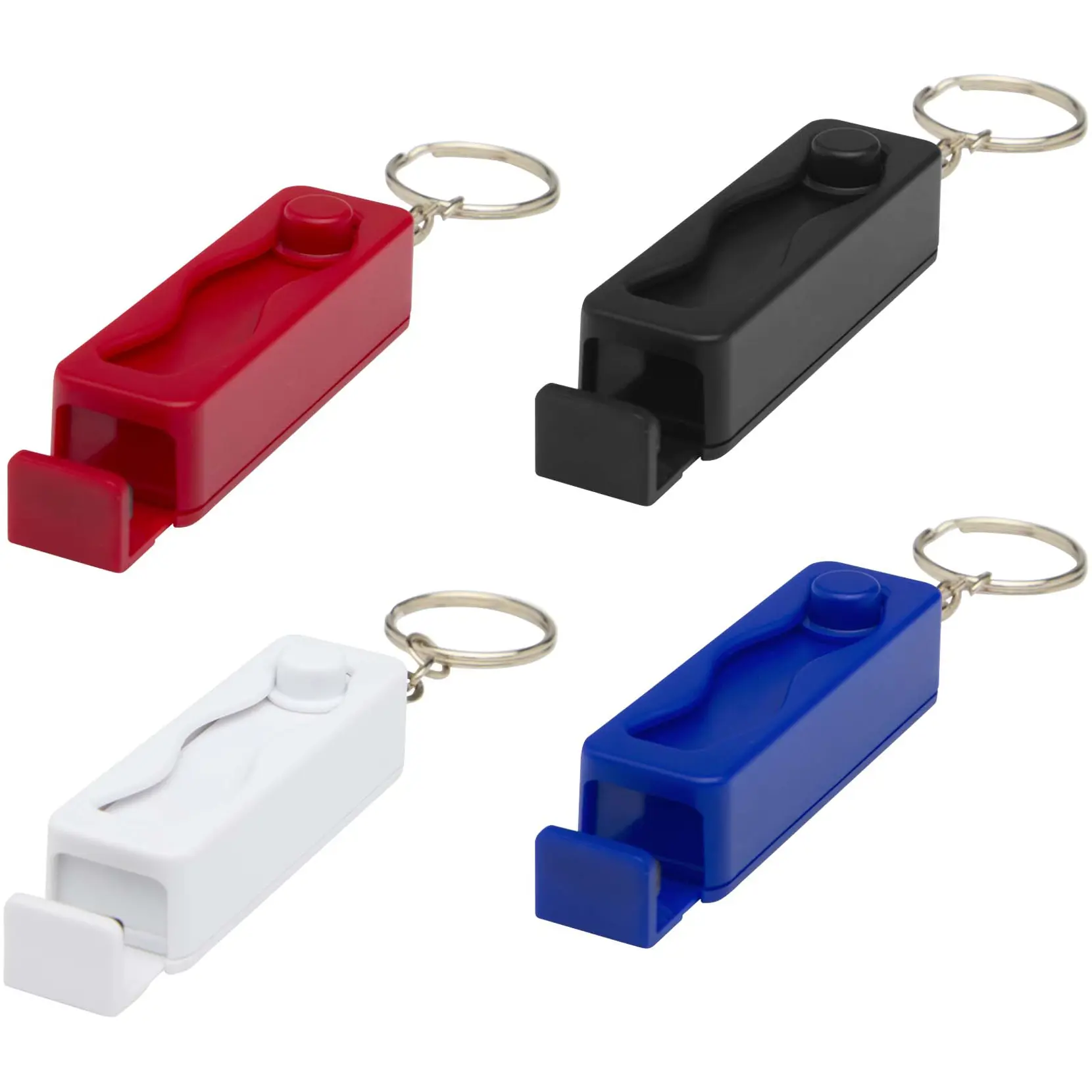 Bild på Aggia telefonställ av bambu med fidgetleksak av återvunnen plast Bild på Aggia telefonställ av bambu med fidgetleksak av återvunnen plast