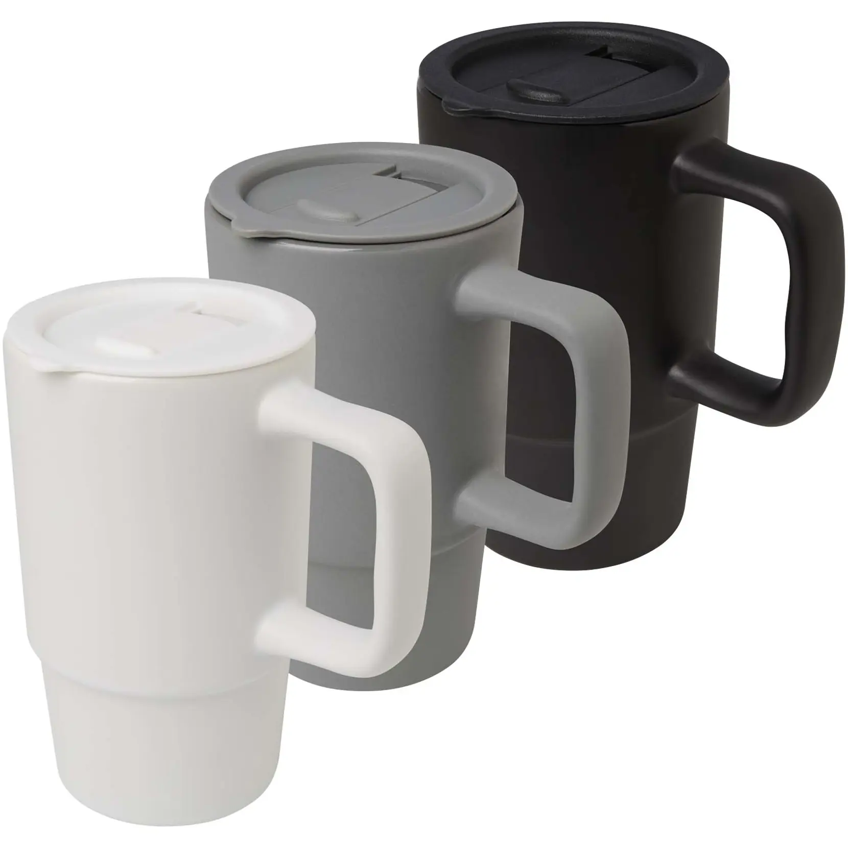 Bild på Carter 450 ml keramisk mugg med plastlock Bild på Carter 450 ml keramisk mugg med plastlock