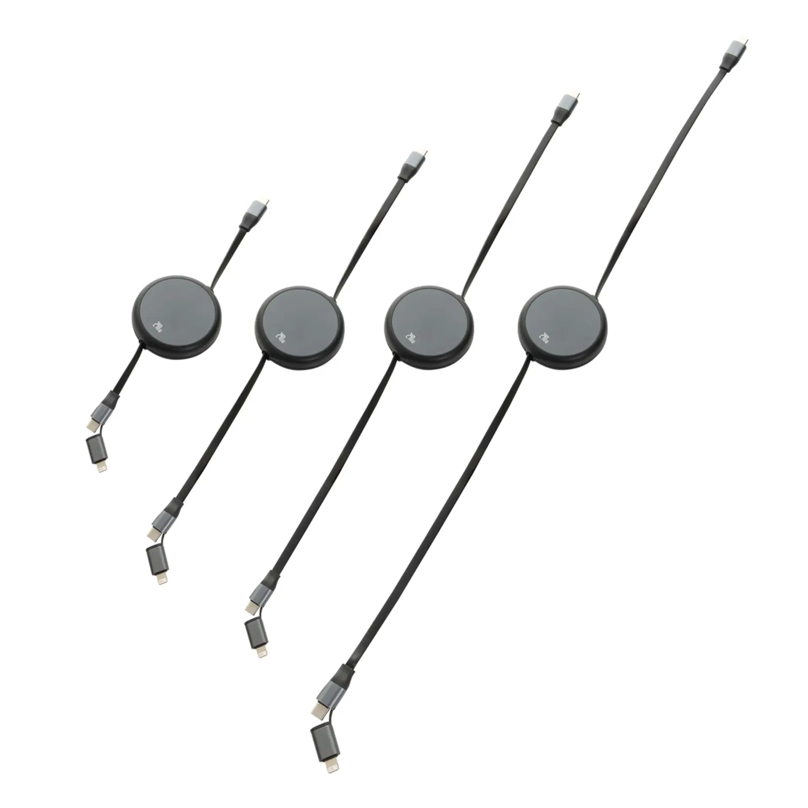 Bild på Terra RCS återvunnen aluminium 240W utdragbar 2-i-1 kabel