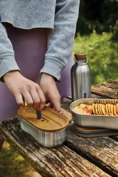 Bild på Black+Blum Dubbel Rostfri Bento-låda