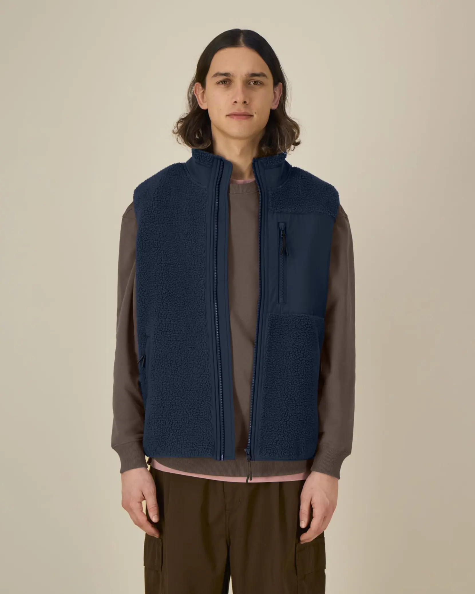 Bild på Liner The unisex sleeveless sherpa jacket