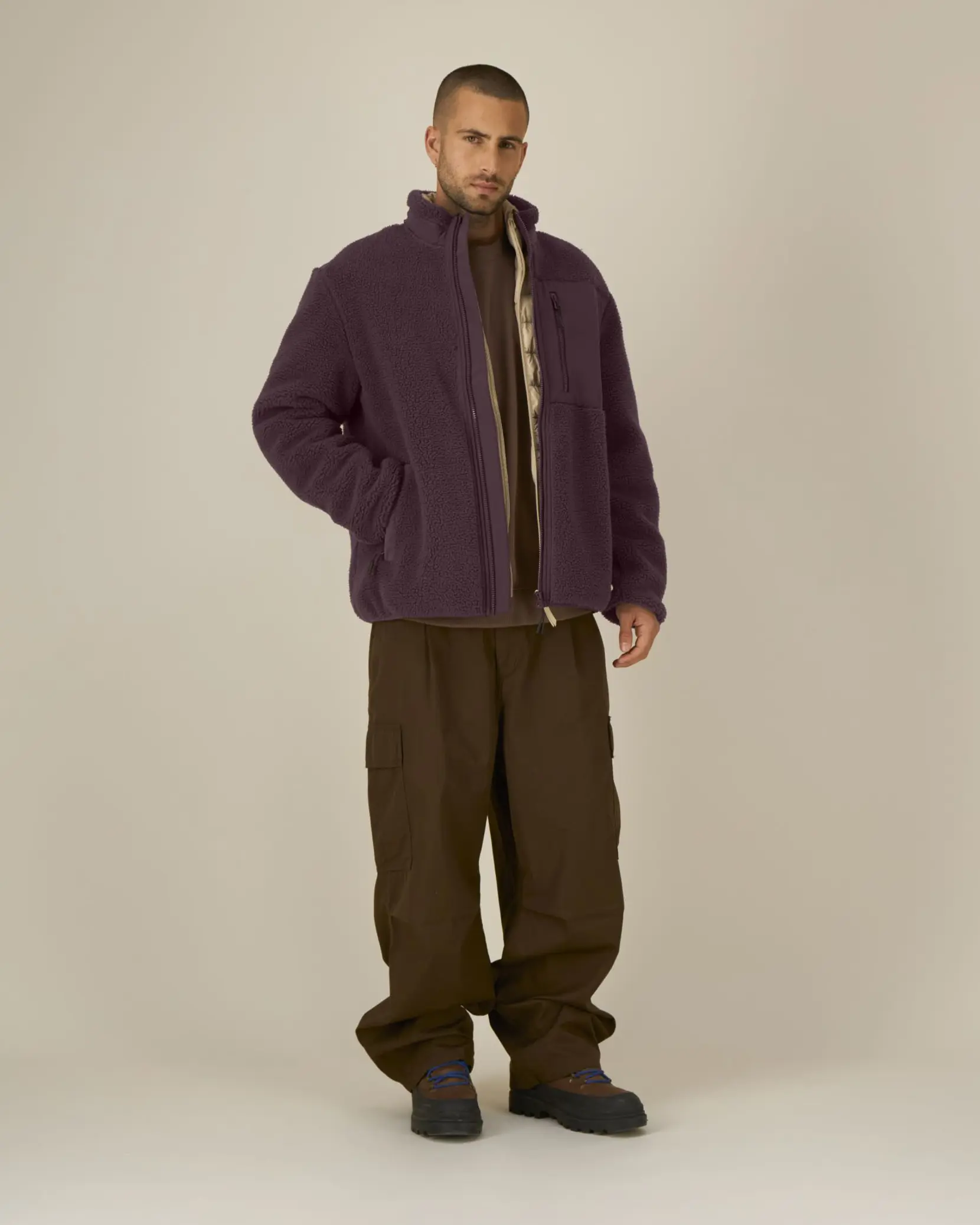 Bild på Brooker The unisex relaxed fit sherpa jacket Bild på Brooker The unisex relaxed fit sherpa jacket