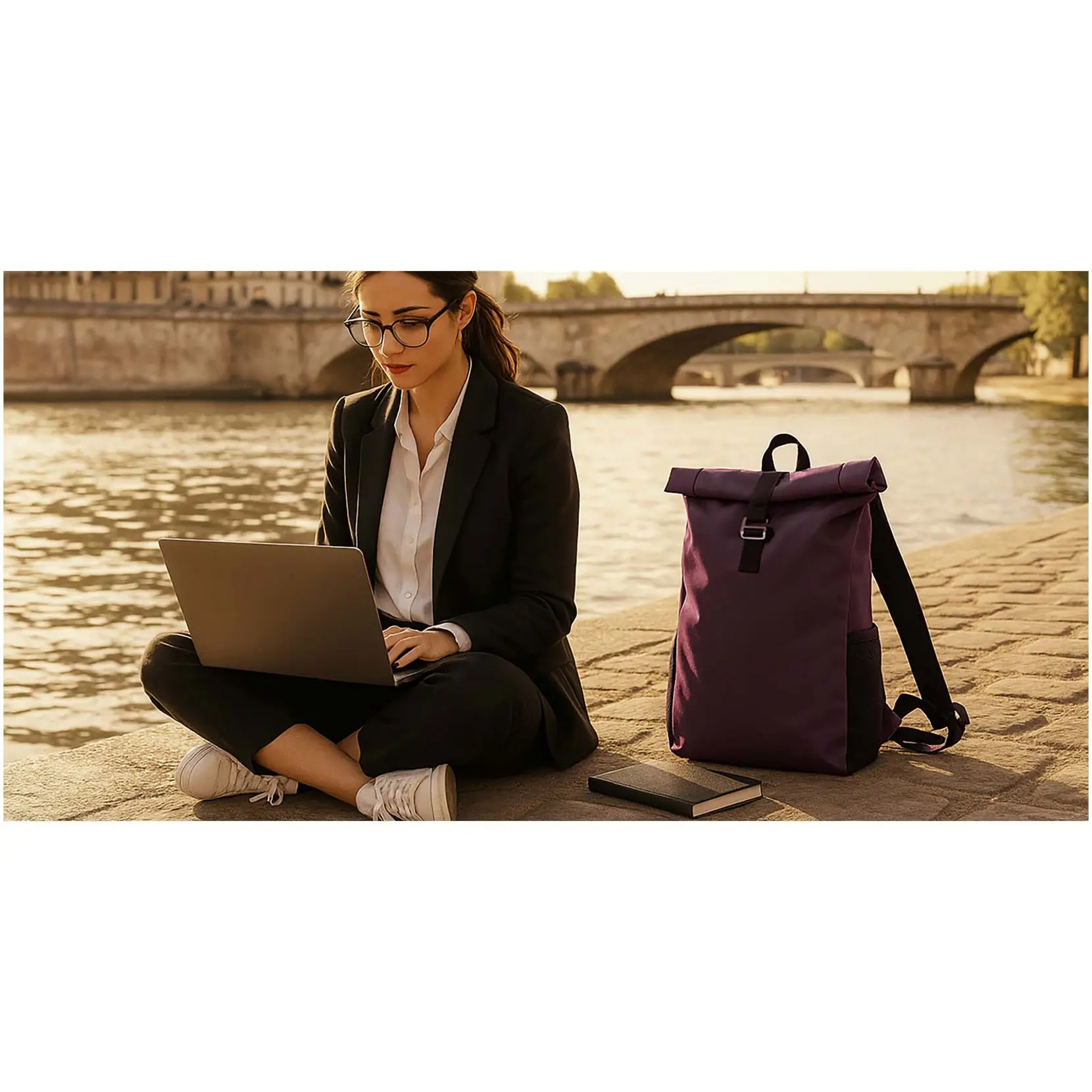 Bild på Citizen Green Vanguard återvunnen ryggsäck 