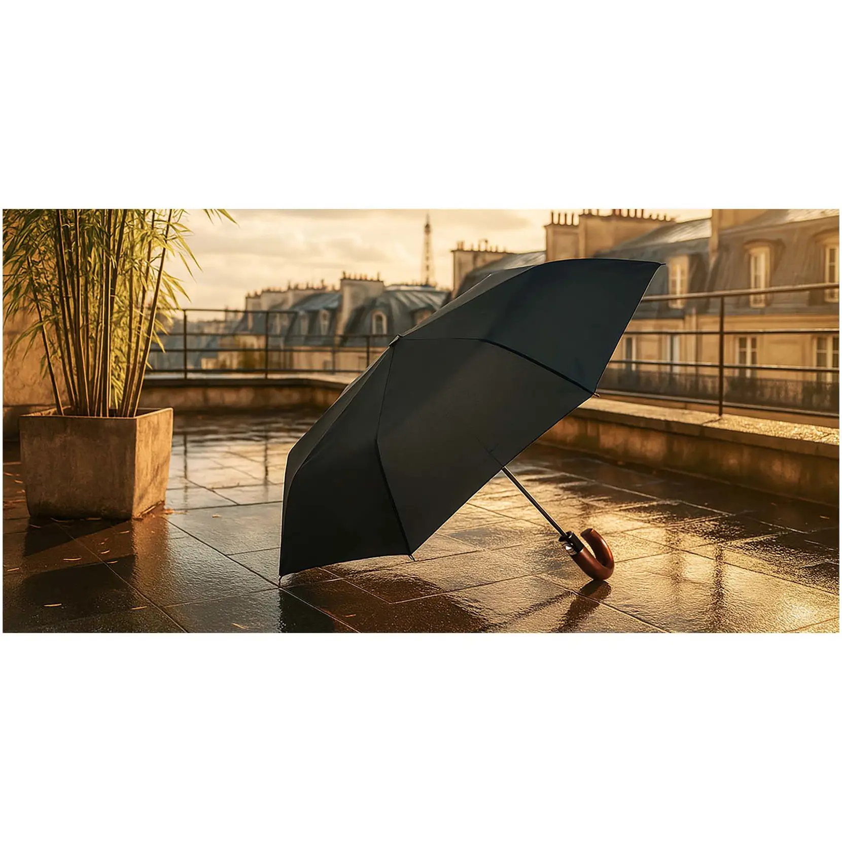 Bild på Citizen Green Pepin hopfällbart paraply