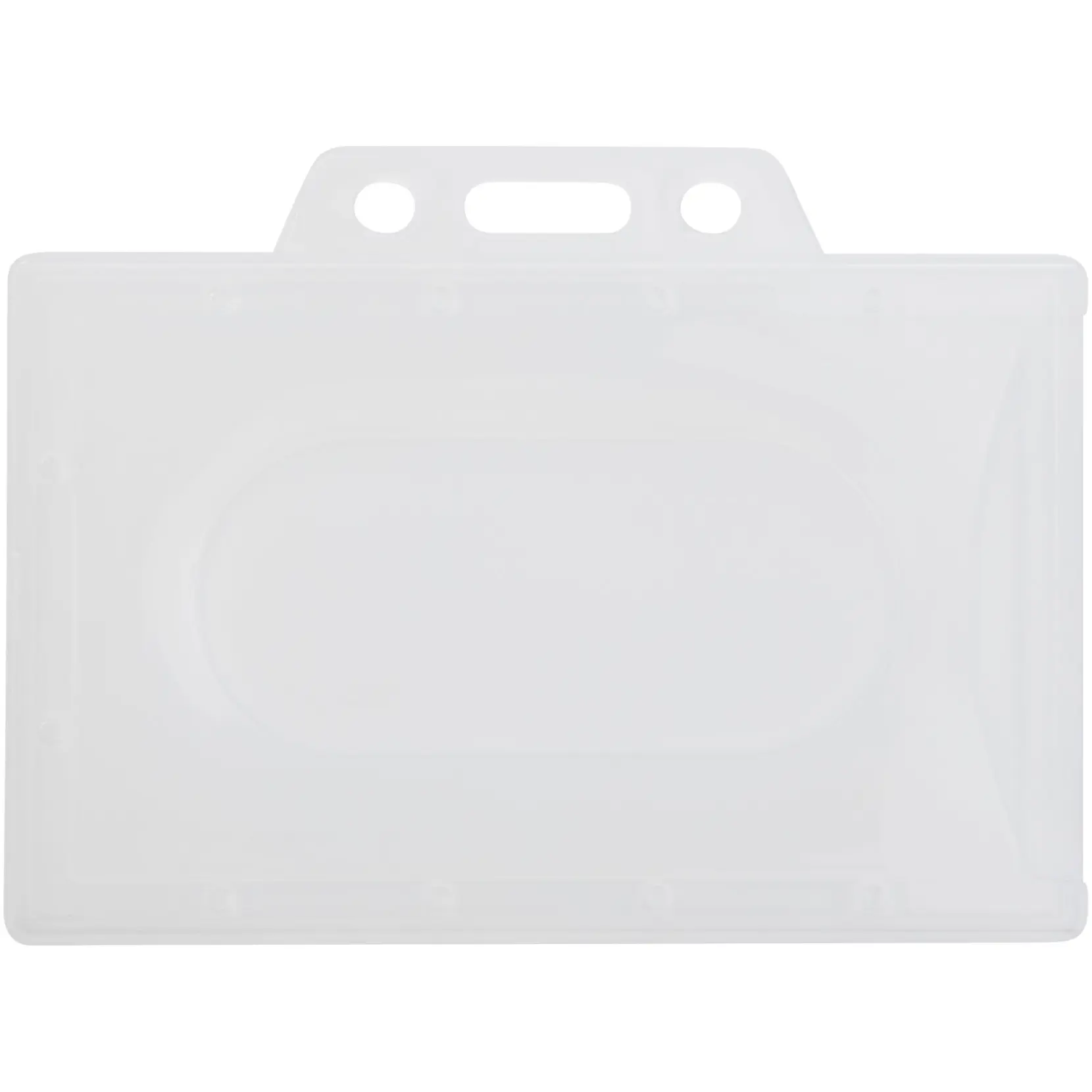 Bild på Genomskinlig korthållare i liggande läge Bild på Genomskinlig korthållare i liggande läge