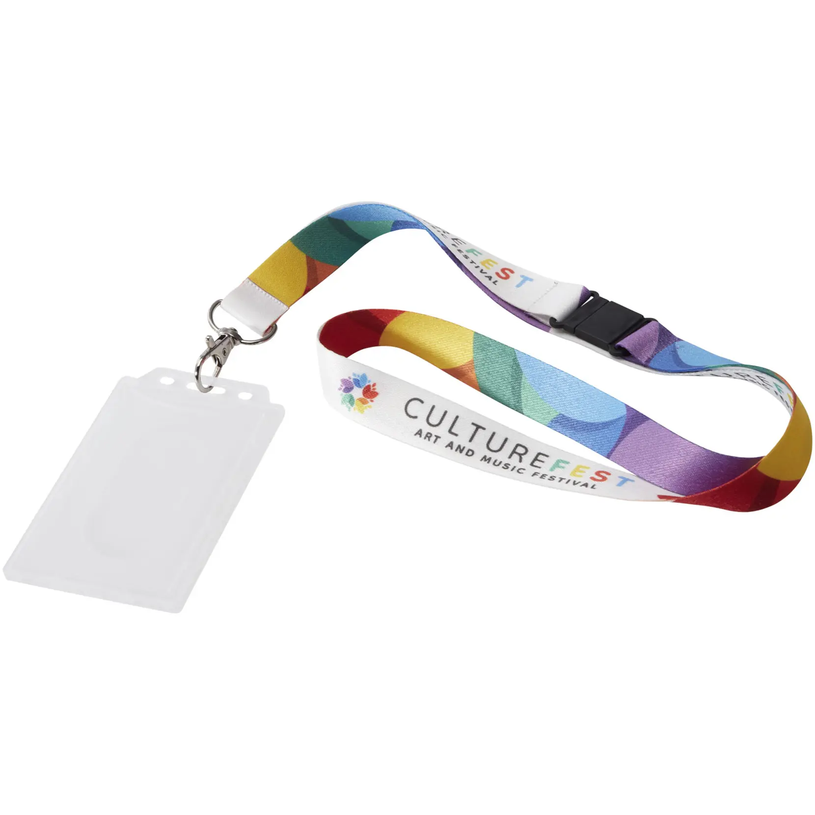 Bild på Genomskinlig korthållare i stående läge