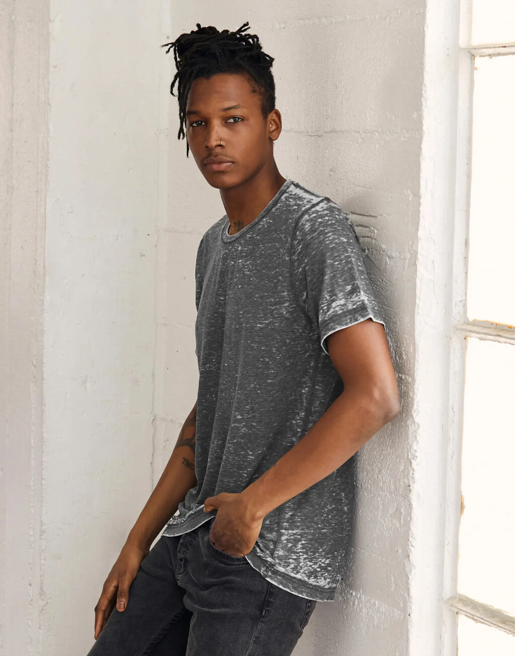 Bild på Unisex Poly-Cotton T-Shirt Bild på Unisex Poly-Cotton T-Shirt