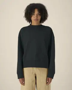 Bild på Ryler The unisex boxy crewneck sweatshirt in recycled cotton