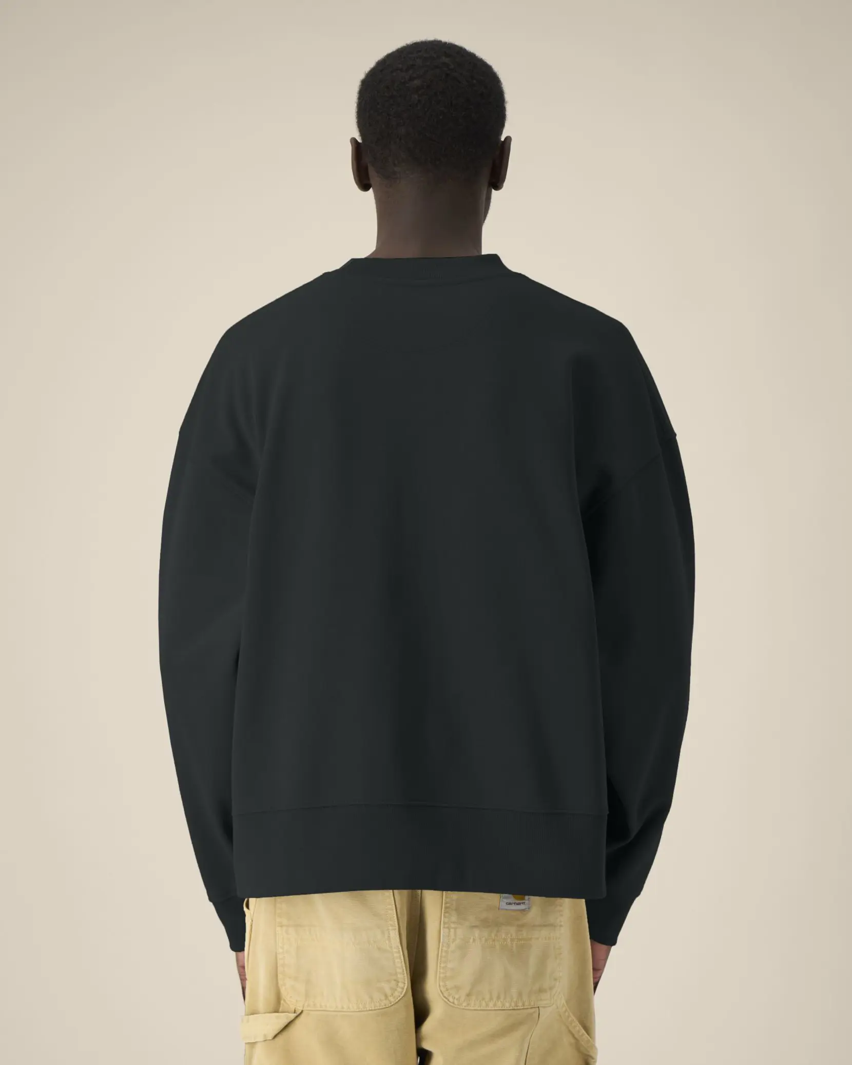 Bild på Ryler The unisex boxy crewneck sweatshirt in recycled cotton