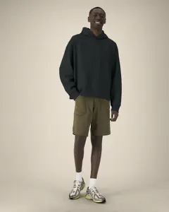 Bild på Voicer The unisex boxy hoodie in recycled cotton