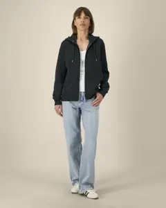 Bild på Astor The unisex zip-through hoodie in cotton-TENCEL™ Modal