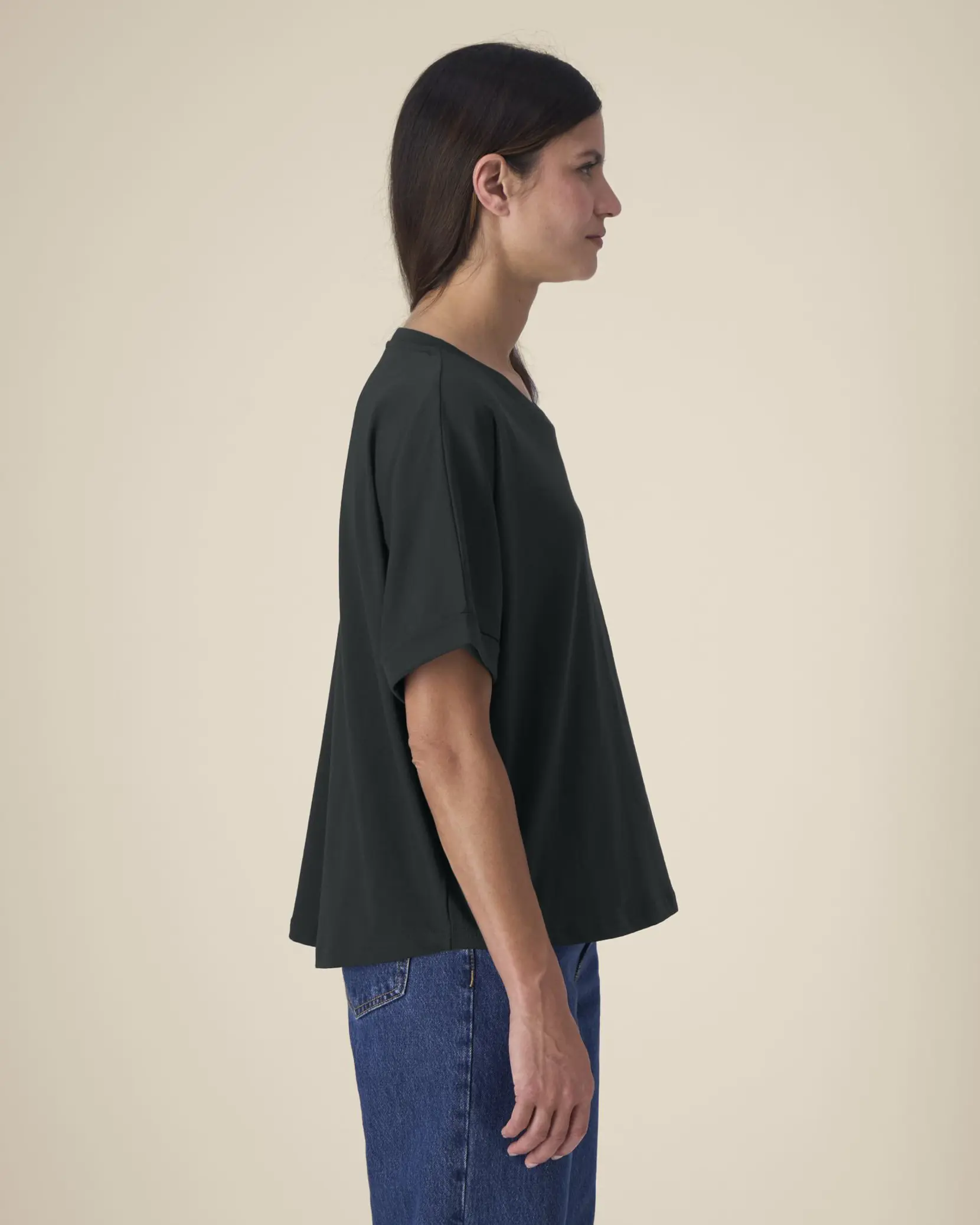 Bild på Stella Collider The women's oversized rolled sleeve t-shirt