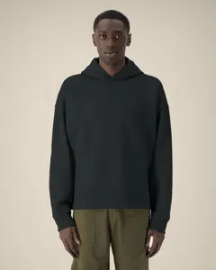 Bild på Voicer The unisex boxy hoodie in recycled cotton