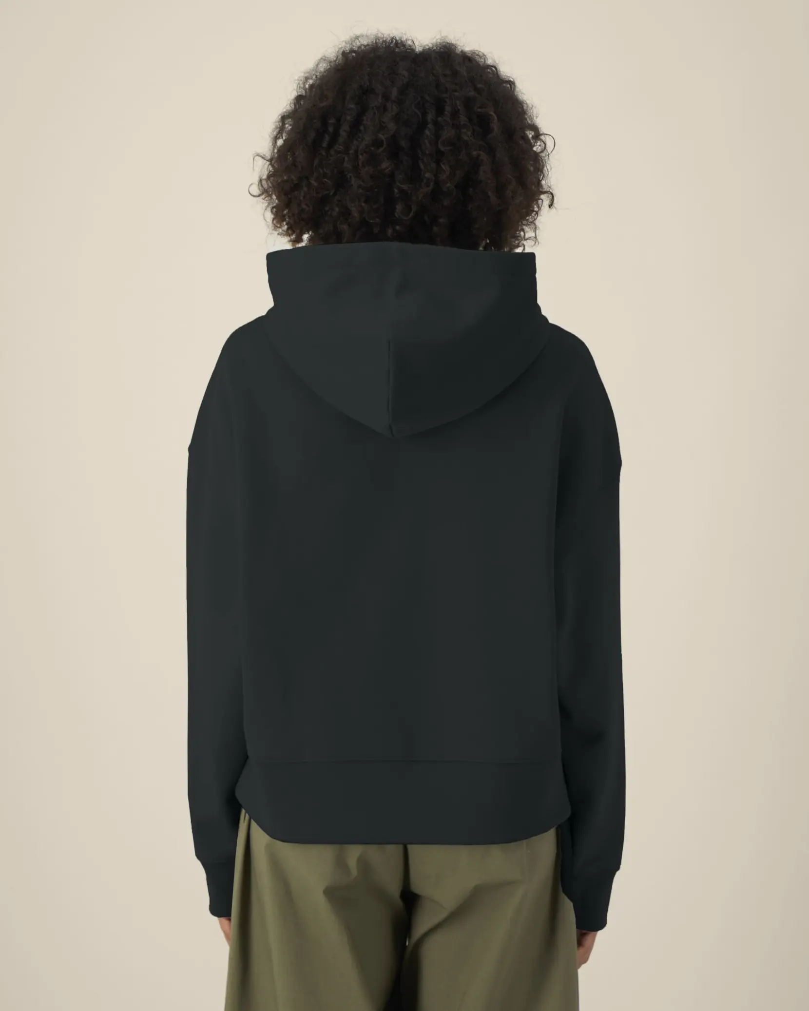 Bild på Voicer The unisex boxy hoodie in recycled cotton