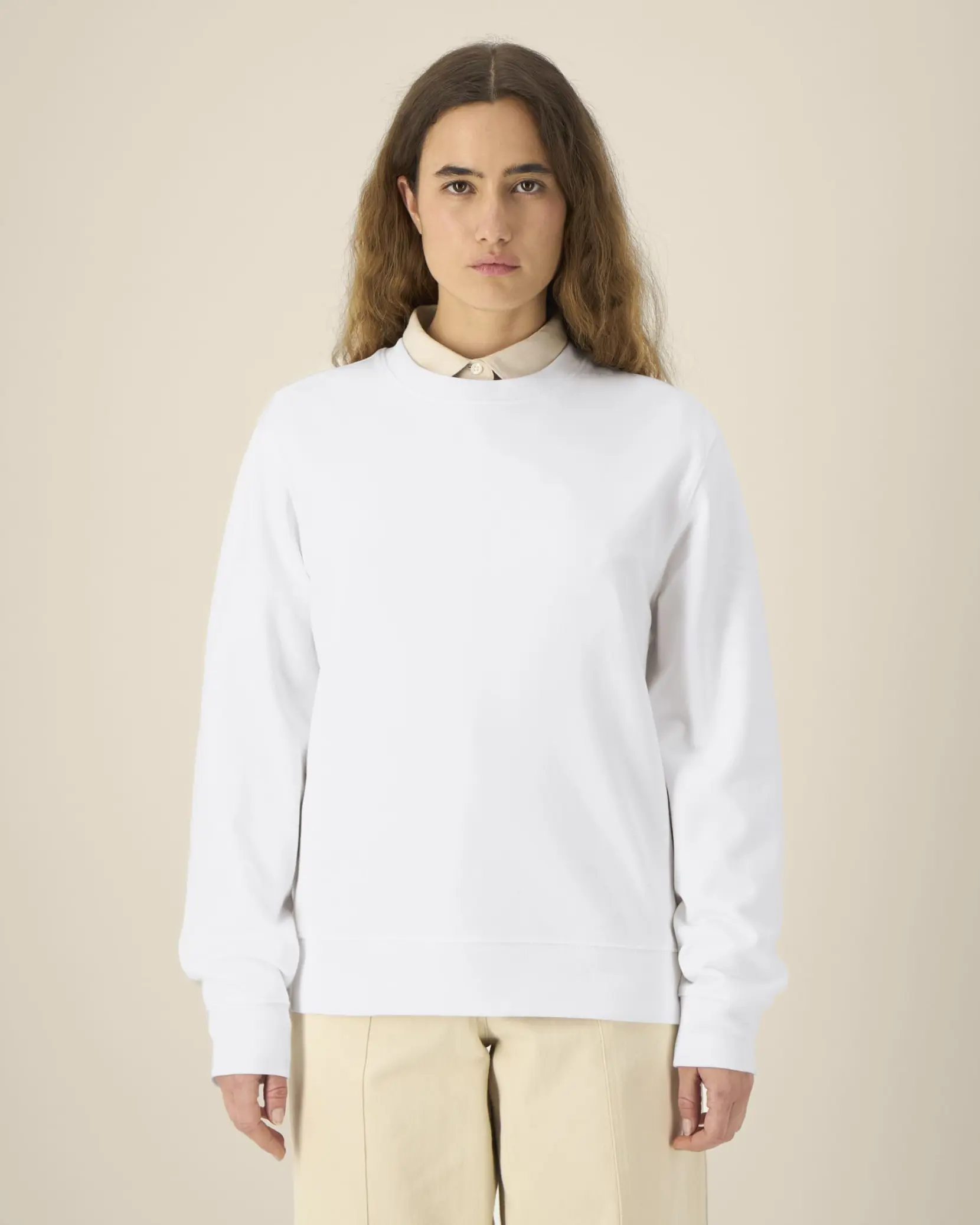 Bild på Thinker The unisex crewneck sweatshirt in recycled cotton