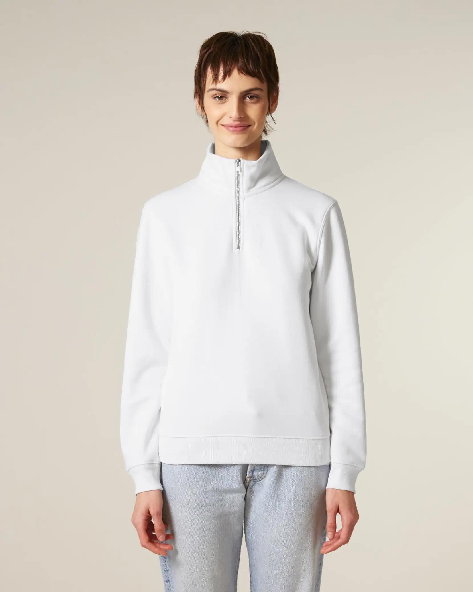 Bild på Trucker 2.0 The unisex quarter zip sweatshirt