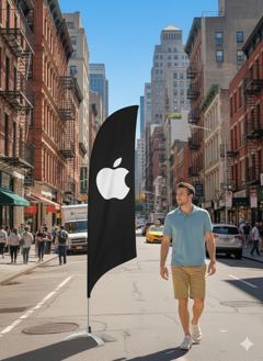 Bild på Beachflag Standard Small höjd 260 cm