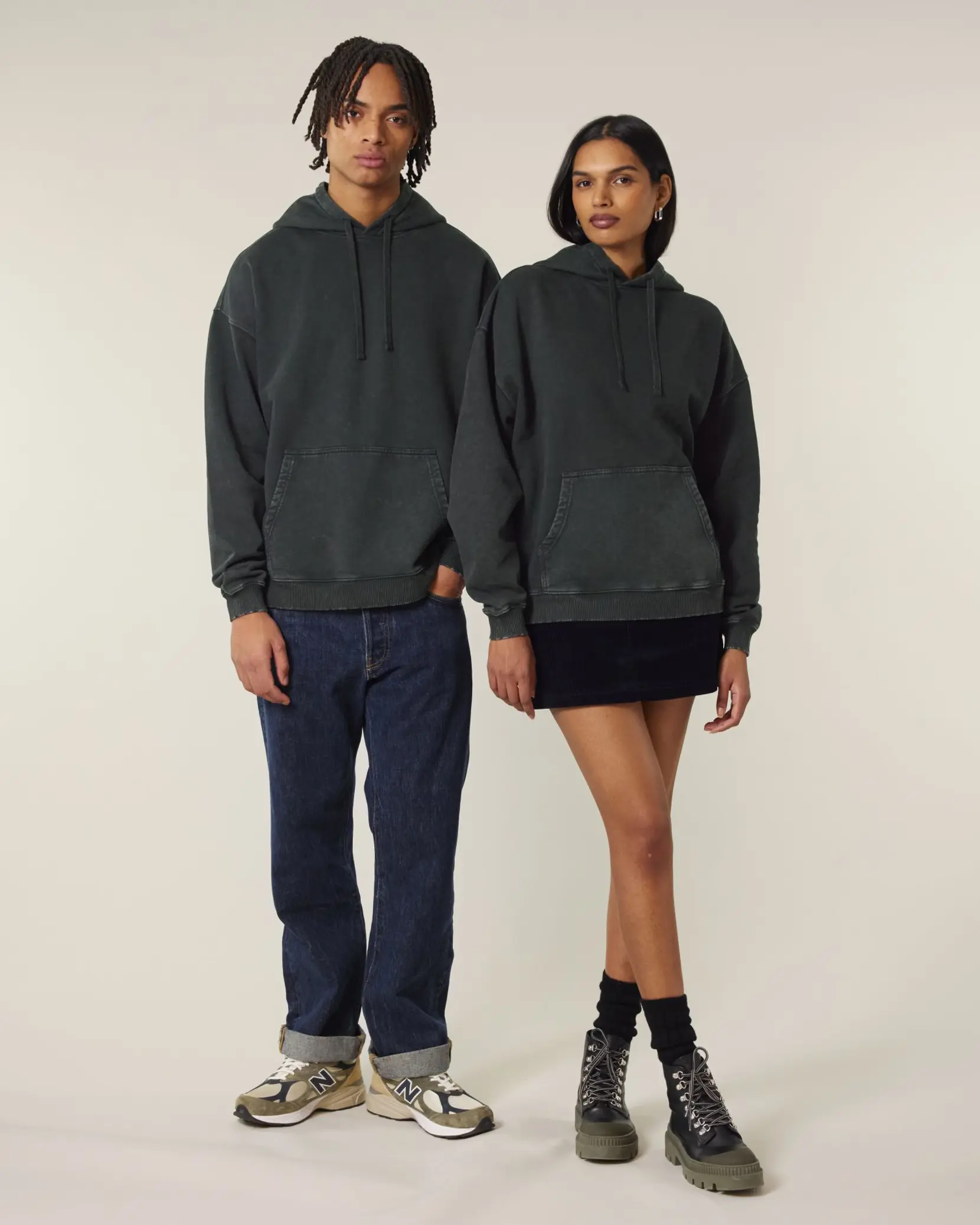 Bild på Slammer 2.0 vintage The oversized garment dyed hoodie sweatshirt